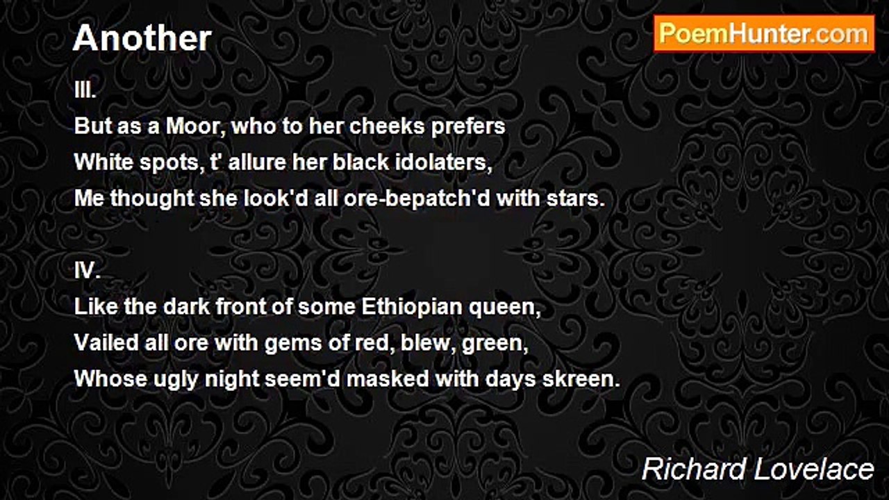 Richard Lovelace - Another