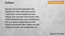 Rupert Brooke - Failure