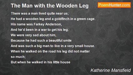Katherine Mansfield - The Man with the Wooden Leg