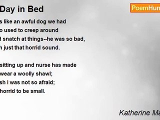Katherine Mansfield - A Day in Bed