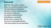 Edgar Allan Poe - Serenade