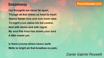 Dante Gabriel Rossetti - Insomnia