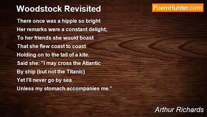 Arthur Richards - Woodstock Revisited