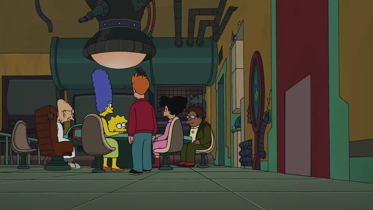 Simpsons Futurama Crossover