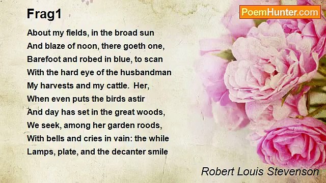 Robert Louis Stevenson - Frag1