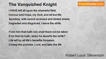Robert Louis Stevenson - The Vanquished Knight