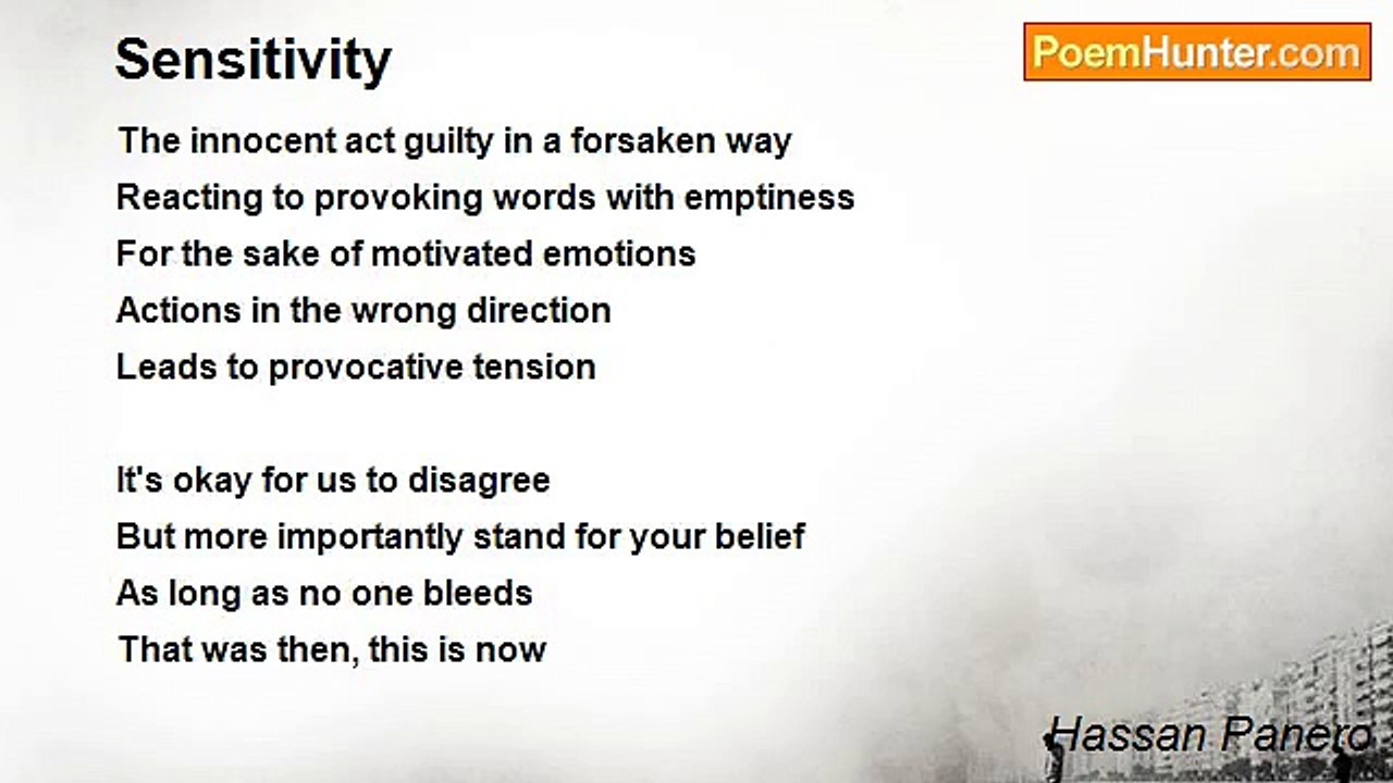 Hassan Panero - Sensitivity