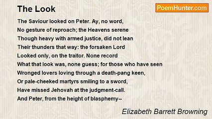 Elizabeth Barrett Browning - The Look