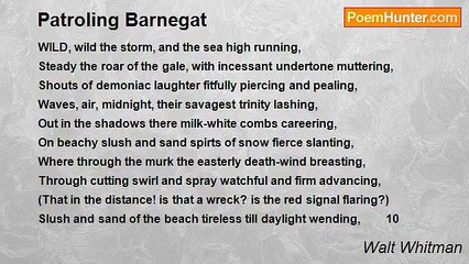 Walt Whitman - Patroling Barnegat