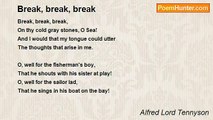 Alfred Lord Tennyson - Break, break, break