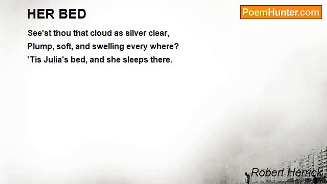 Robert Herrick - HER BED
