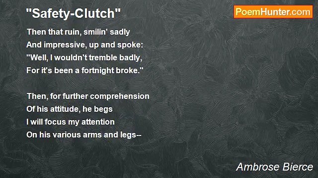 Ambrose Bierce - Safety-Clutch