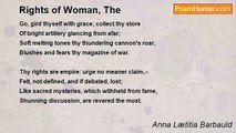 Anna Lætitia Barbauld - Rights of Woman, The