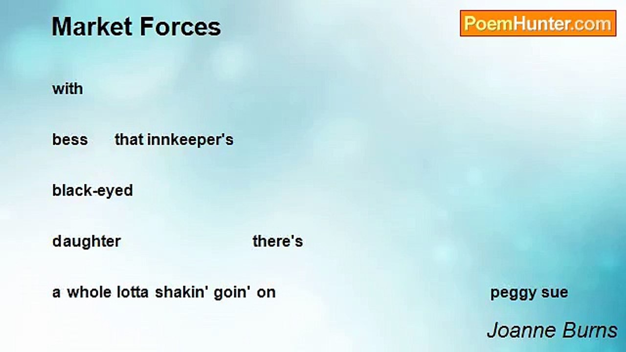 Joanne Burns - Market Forces