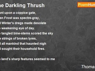 Thomas Hardy - The Darkling Thrush