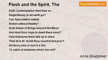 Anne Bradstreet - Flesh and the Spirit, The