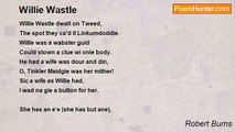 Robert Burns - Willie Wastle