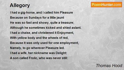 Thomas Hood - Allegory