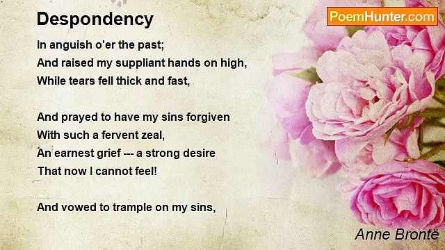Anne Brontë - Despondency
