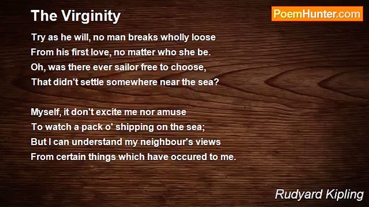 Rudyard Kipling - The Virginity