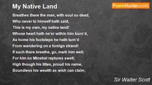 Sir Walter Scott - My Native Land