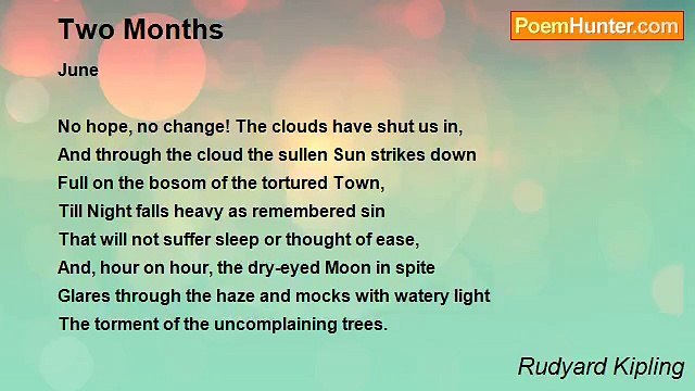 Rudyard Kipling - Two Months