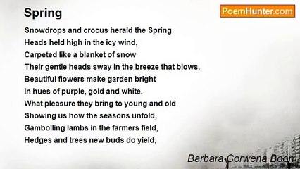 Barbara Corwena Boon - Spring