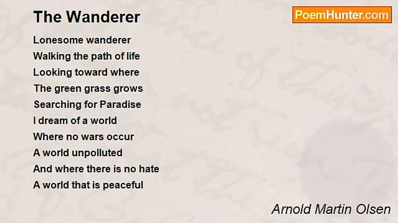 Arnold Martin Olsen - The Wanderer