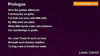 Lewis Carroll - Prologue