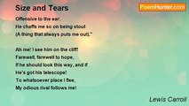 Lewis Carroll - Size and Tears