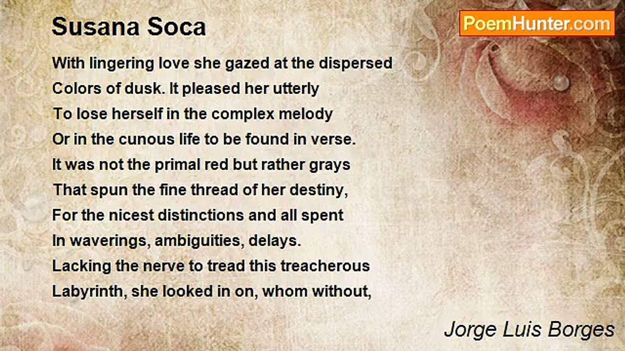Jorge Luis Borges - Susana Soca