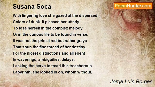 Jorge Luis Borges - Susana Soca