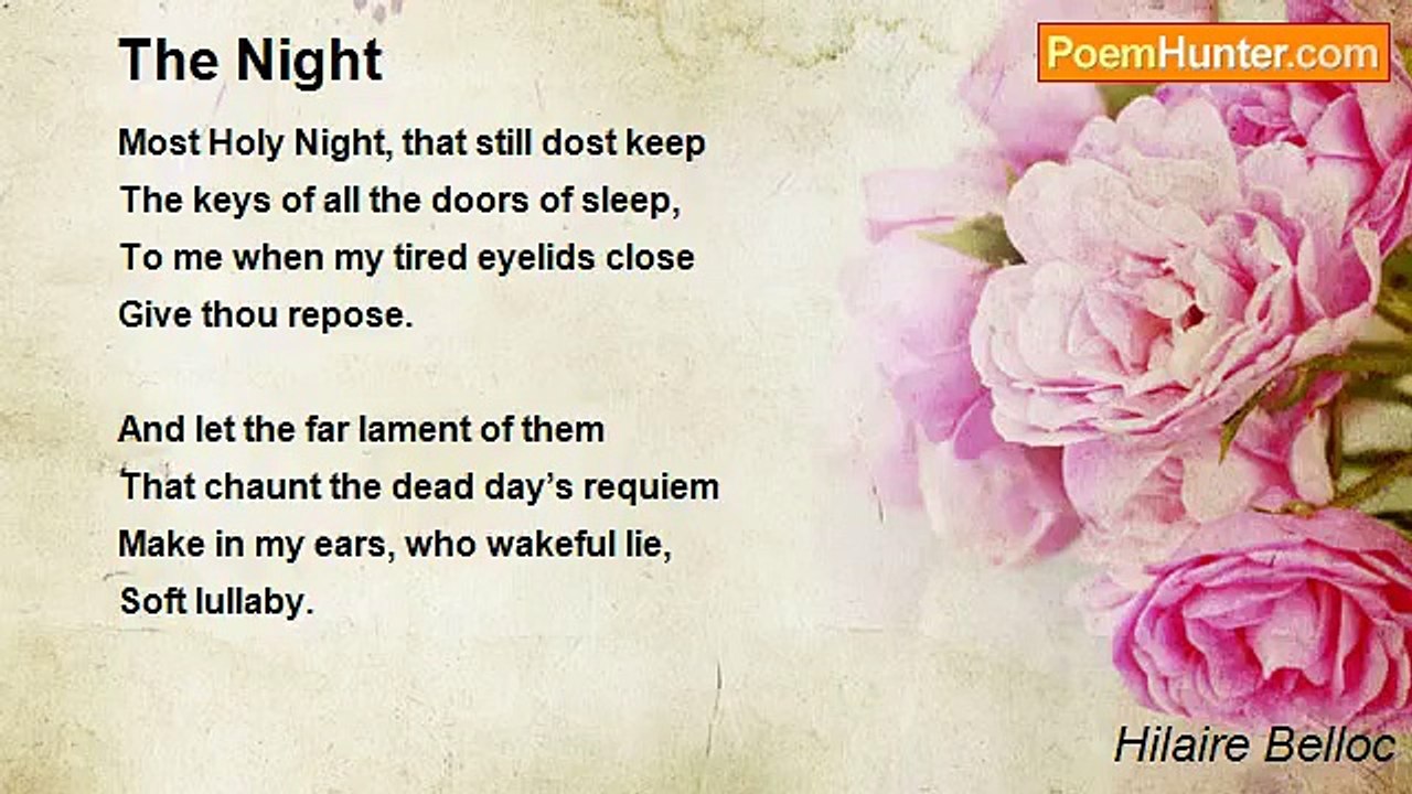 Hilaire Belloc - The Night