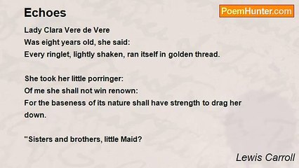 Lewis Carroll - Echoes