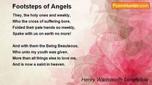 Henry Wadsworth Longfellow - Footsteps of Angels