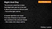 Sidney Lanier - Night And Day