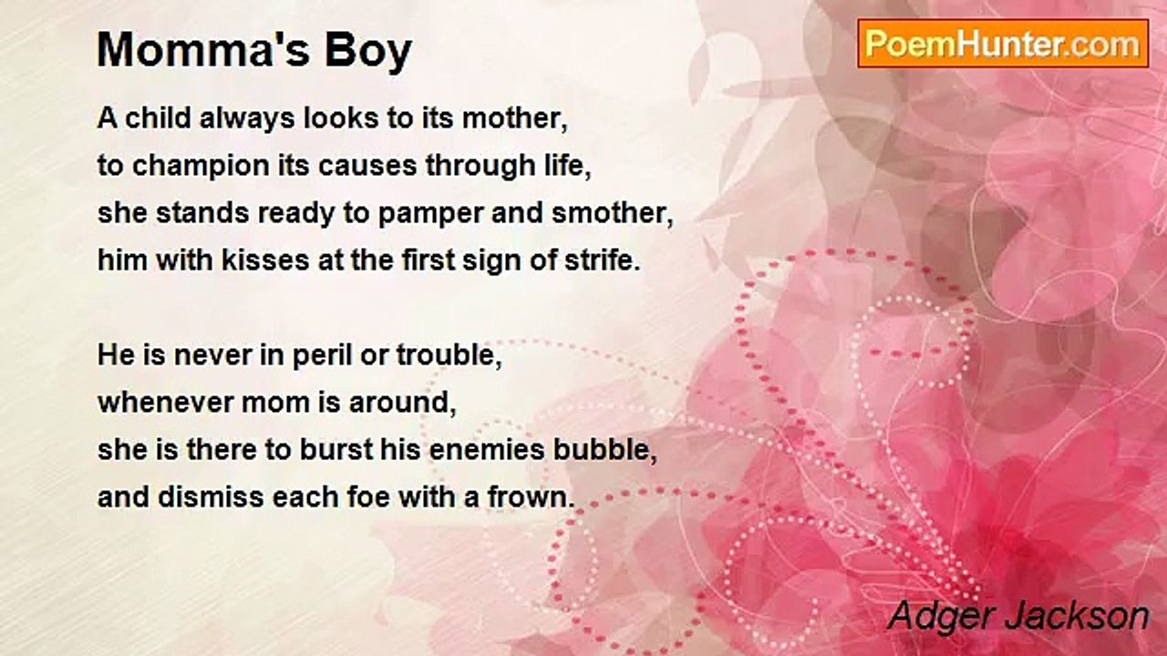 Adger Jackson - Momma's Boy