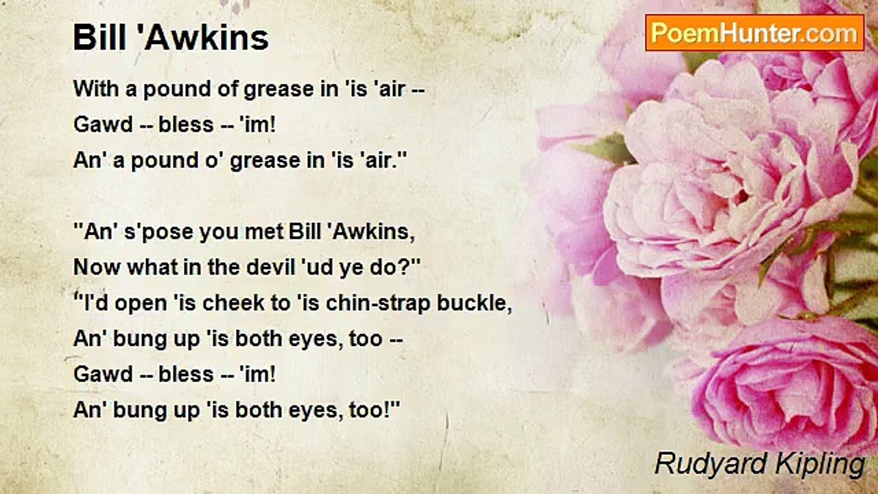Rudyard Kipling - Bill 'Awkins