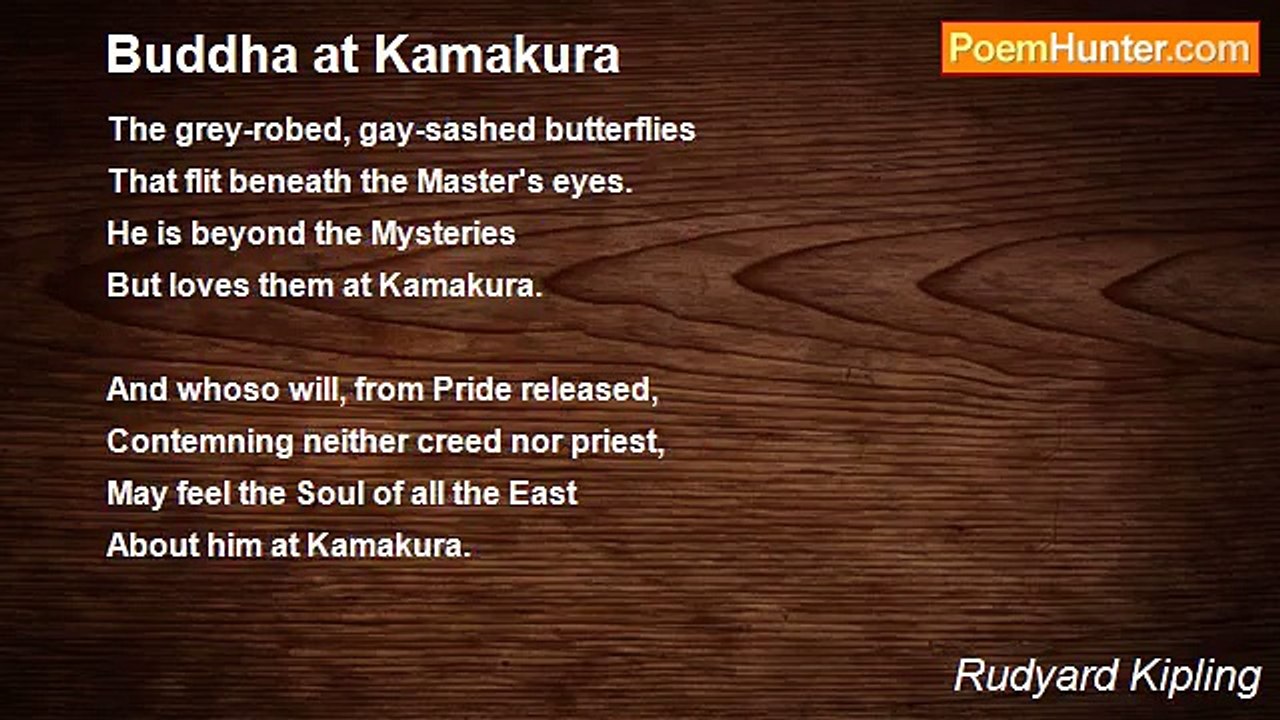 Rudyard Kipling - Buddha at Kamakura