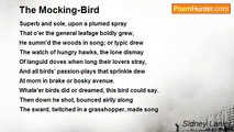 Sidney Lanier - The Mocking-Bird