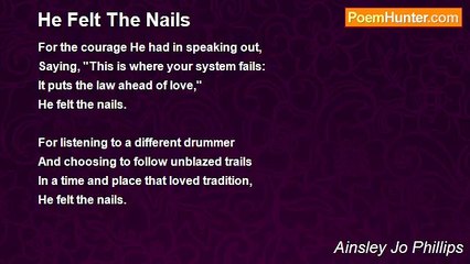 Ainsley Jo Phillips - He Felt The Nails