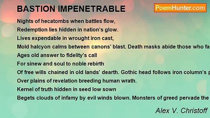 Alex V. Christoff - BASTION IMPENETRABLE