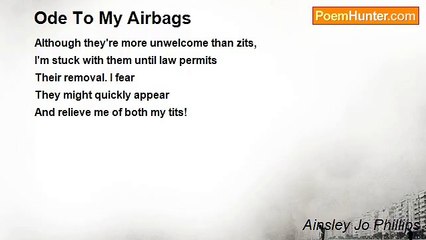 Ainsley Jo Phillips - Ode To My Airbags