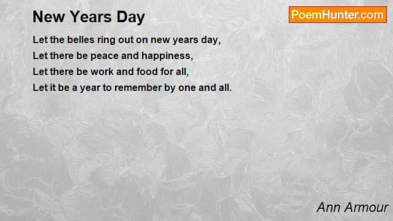 Ann Armour - New Years Day