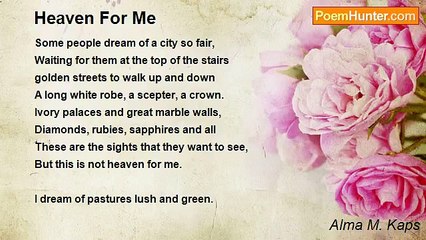 Alma M. Kaps - Heaven For Me