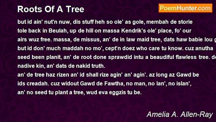 Amelia A. Allen-Ray - Roots Of A Tree