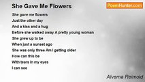 Alverna Reimold - She Gave Me Flowers