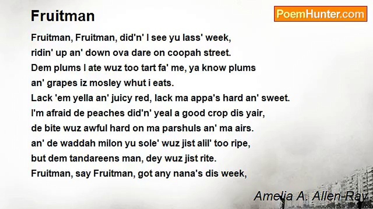 Amelia A. Allen-Ray - Fruitman