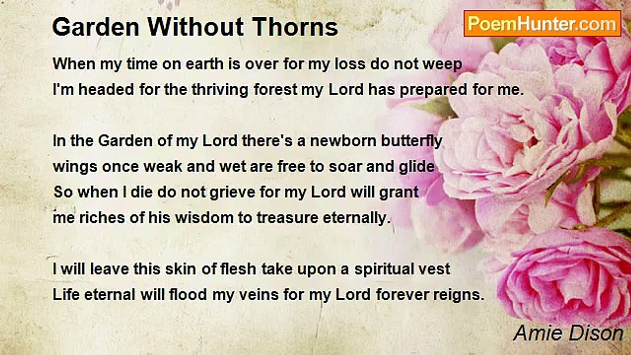 Amie Dison - Garden Without Thorns