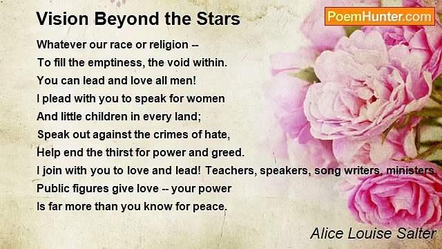 Alice Louise Salter - Vision Beyond the Stars